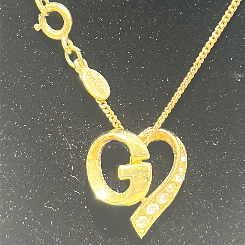 Givenchy Vintage G Heart necklaces